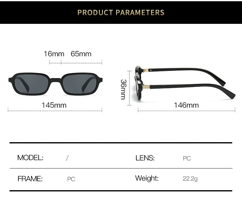 Small Rectangle Sunnies