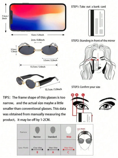Oval Golden Sunnies