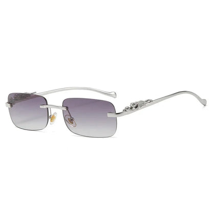 Leopard Silver Sunnies